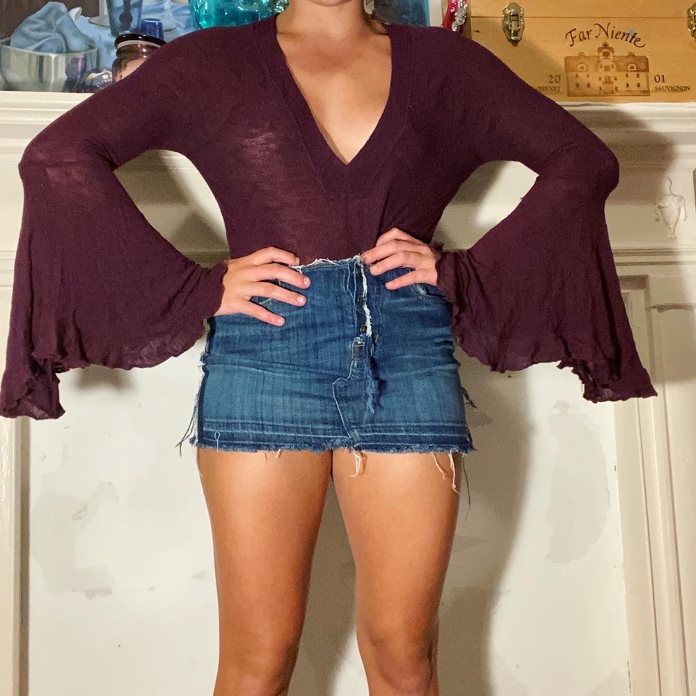 Free people bell sleeve top